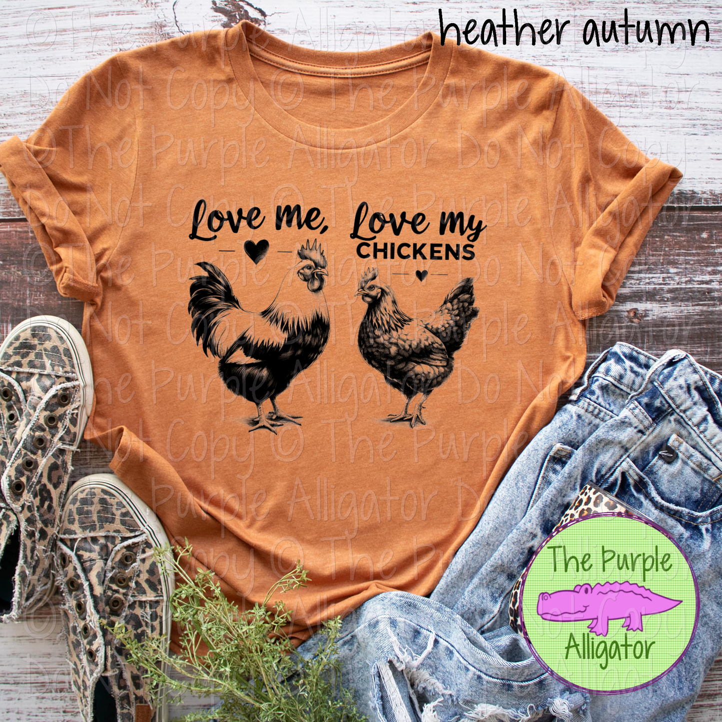 Love Me Love My Chickens Vintage Farm 0224 (d2f MFM)