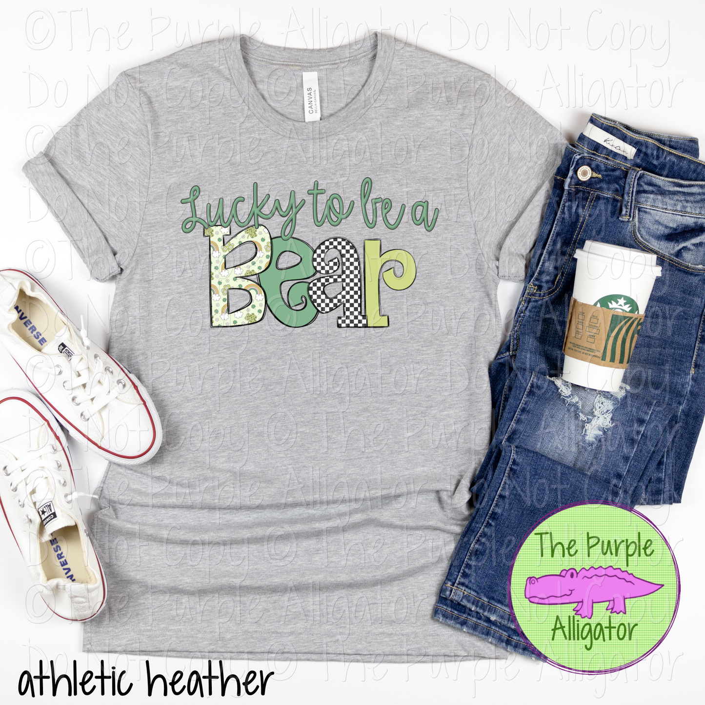 Lucky to be a Bear Mascot School Spirit 0225 (d2f OCo)