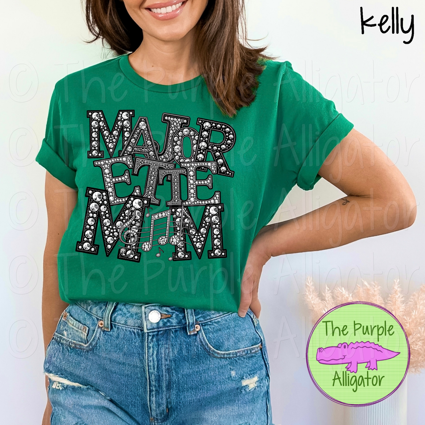 Majorette Mom Faux Rhinestones (d2f TED)