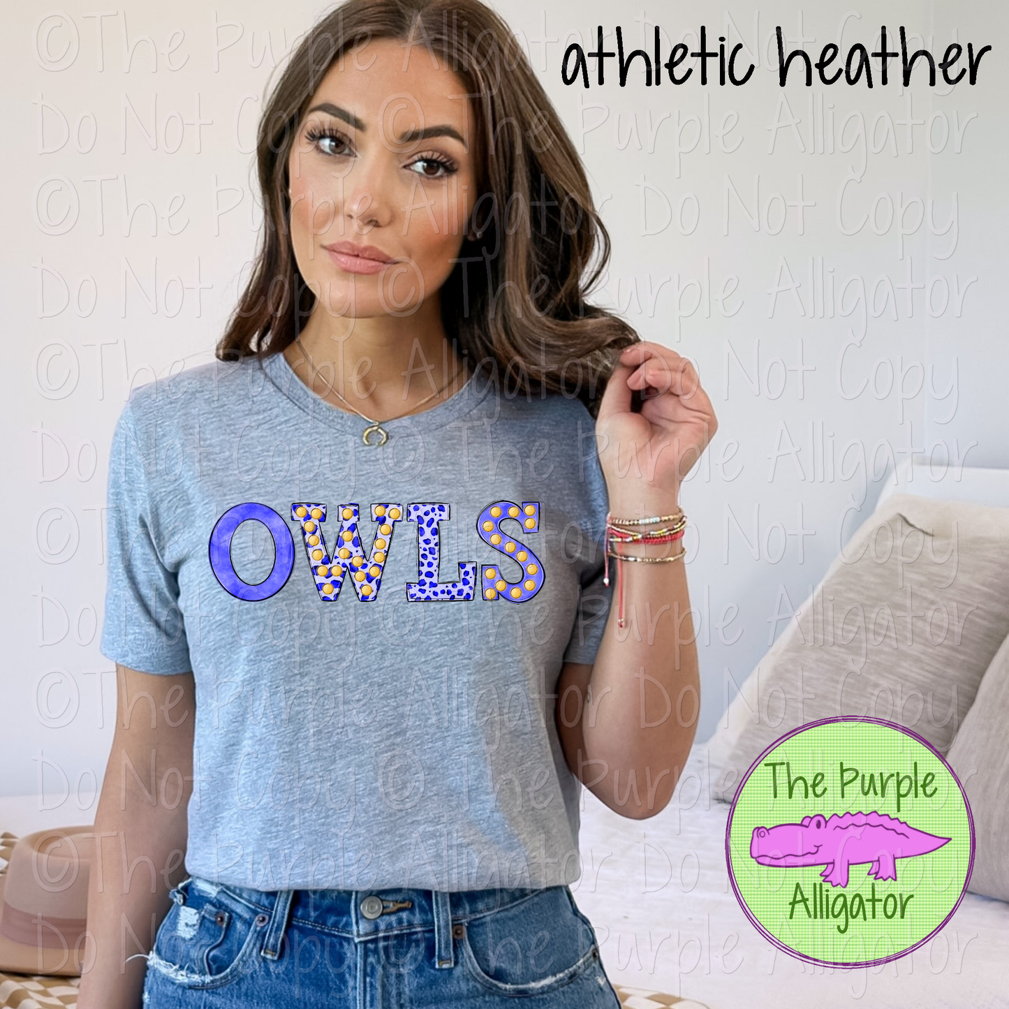 Owls Marquee Varsity Mascot School Spirit Wear Team Gear 0325 (d2f TPA)