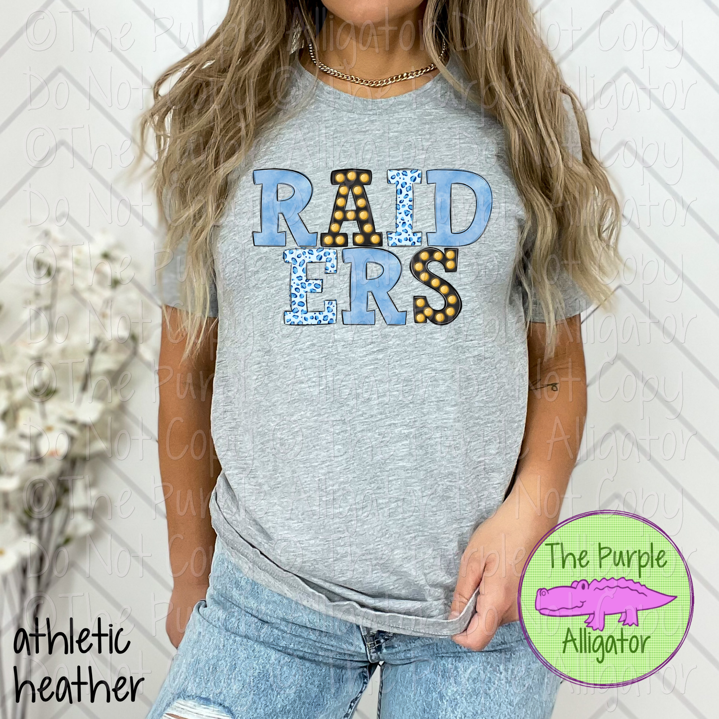 Raiders Marquee Varsity Mascot School Spirit Wear Team Gear 0325 (d2f TPA)