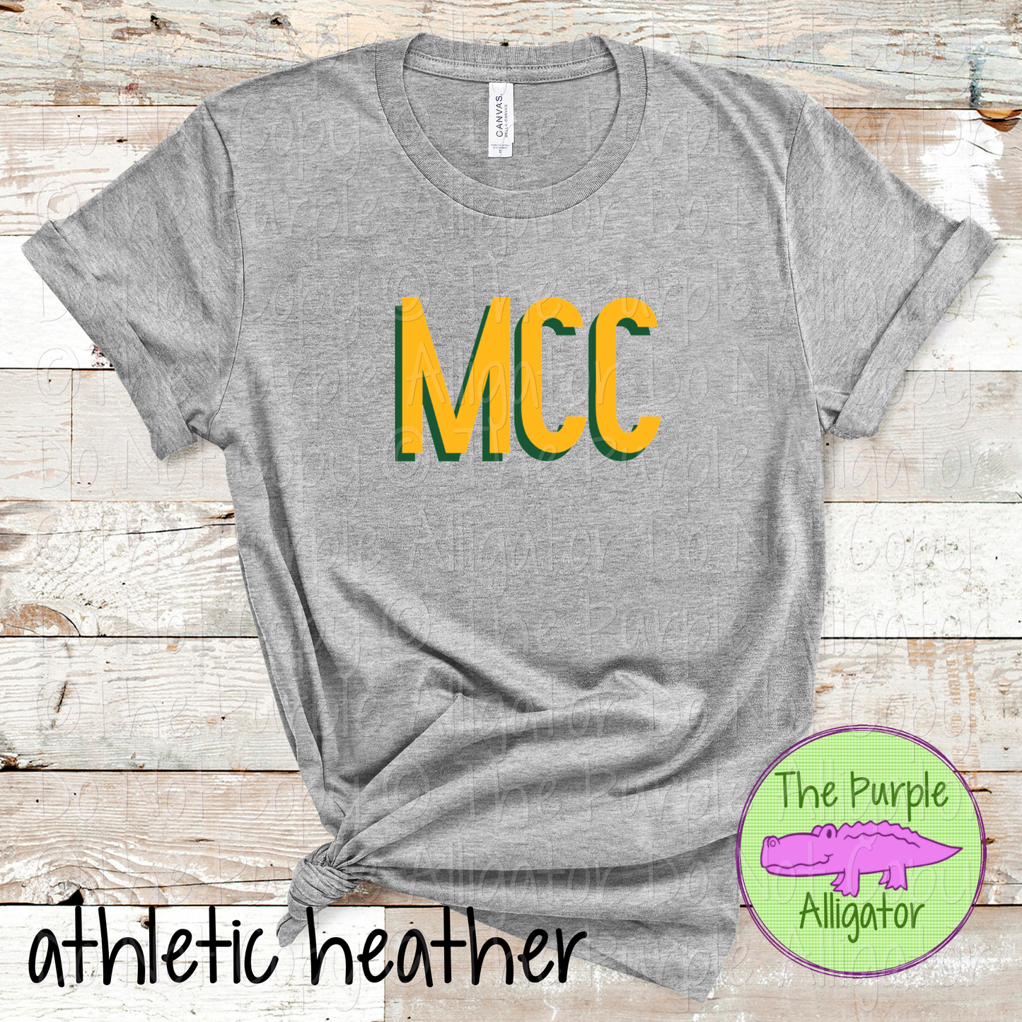 MCC NF Two-Tone Offset Spirit Design | Bold Two-Color Offset Text Design | CHOOSE YOUR DESIGN COLORS 0825 (d2f TPA)