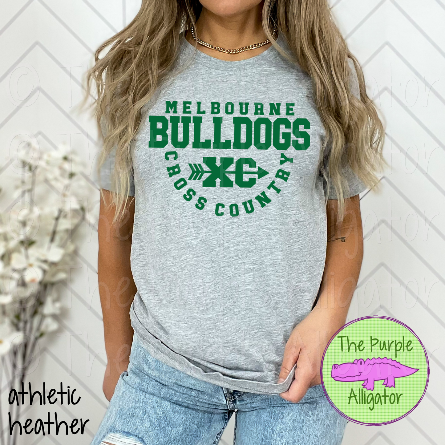 Melbourne Bulldogs Cross Country SC20 Mascot School Spirit Wear Team Swag - CHOOSE YOUR DESIGN COLOR (d2f TPA)