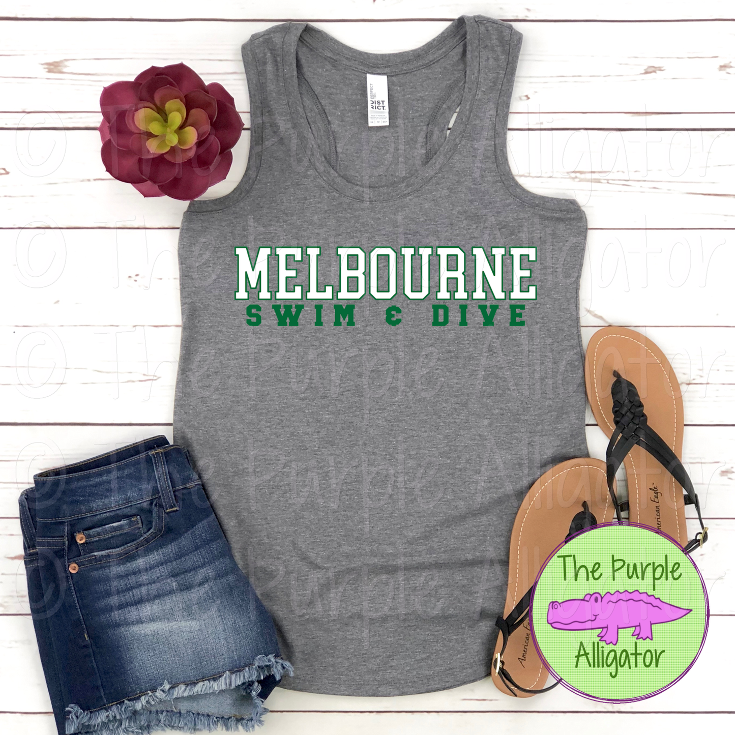 Melbourne Swim & Dive CB-JPST Mascot School Spirit (d2f TPA)