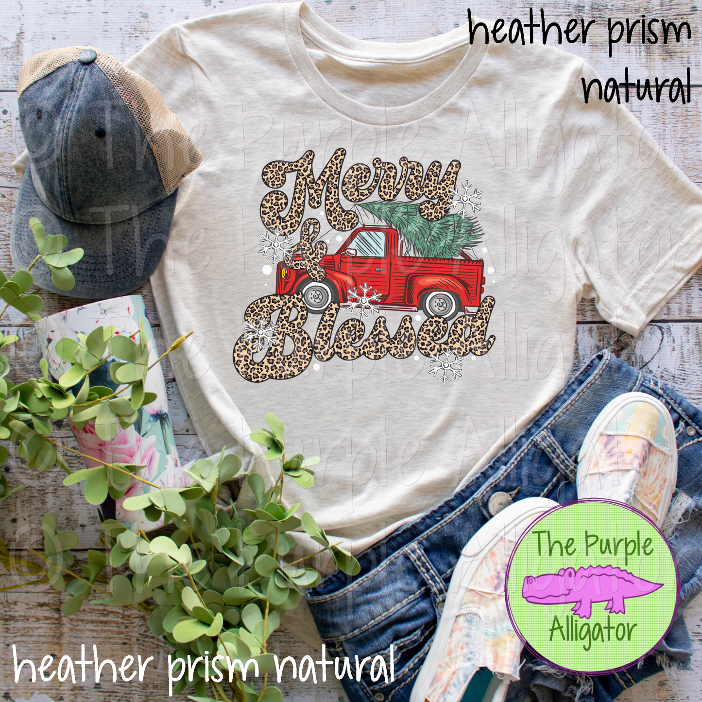 Merry & Blessed Leopard Red Truck 1024 (d2f HMD)