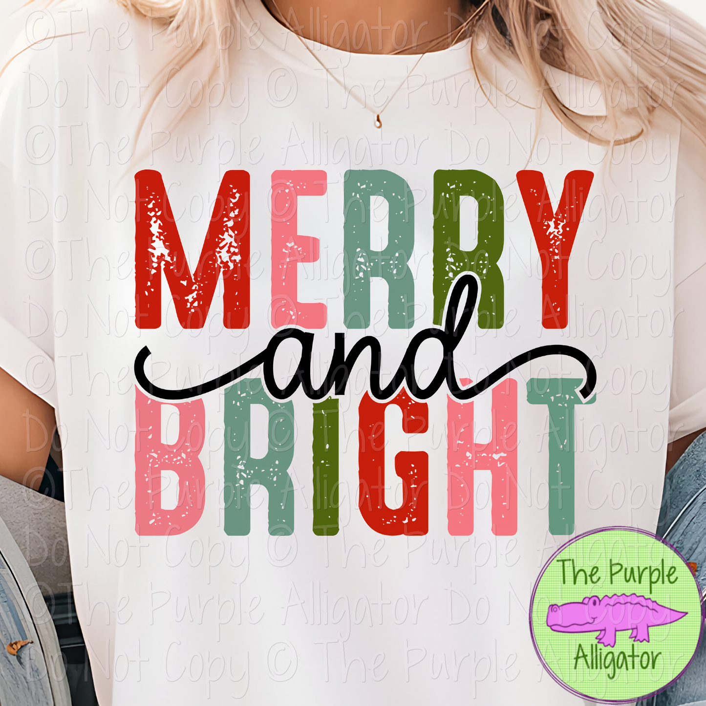 Merry and Bright – Classic Holiday Shirt for Christmas Cheer & Festive Fun 0725 (D2F RC)