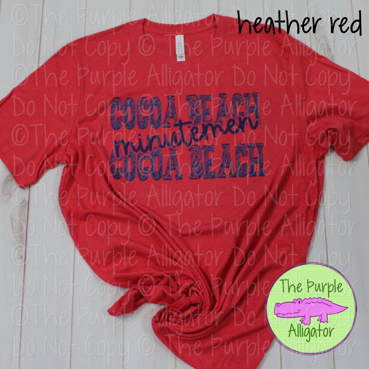 Cocoa Beach Minutemen Messy Sketch Mascot School Spirit - CHOOSE YOUR DESIGN COLOR (d2f TPA)