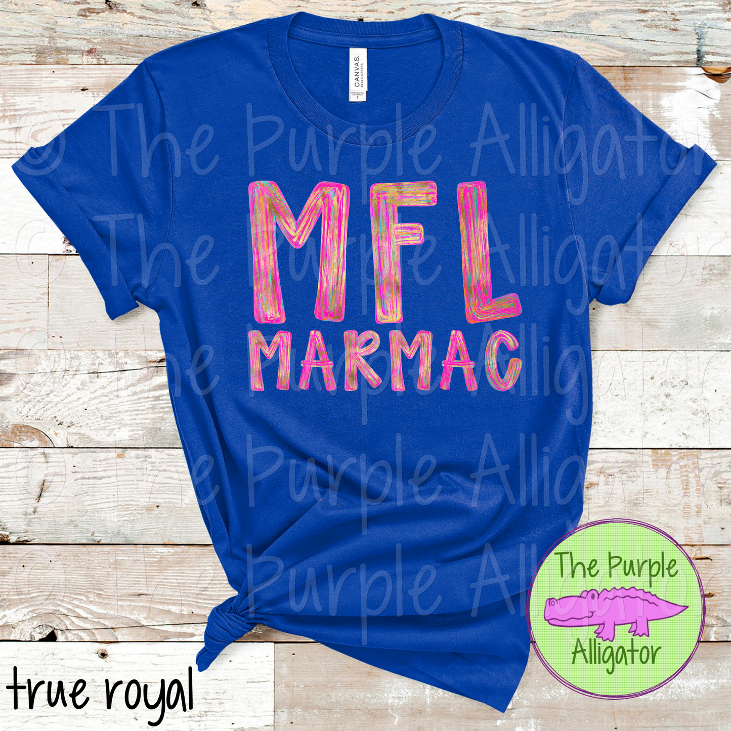 MFL MarMac AJ Gold Distressed Gold Brush School Spirit Design 0924 (d2f TPA)