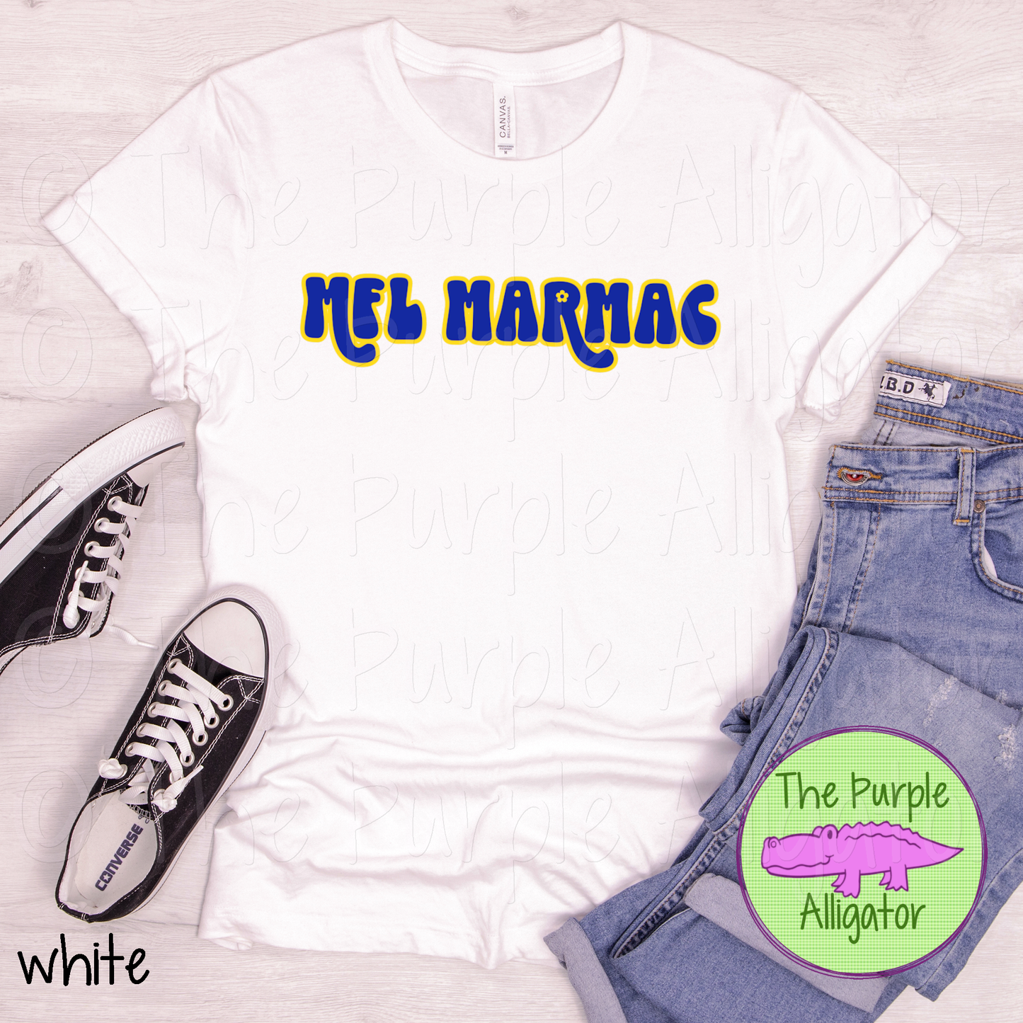 MFL MarMac Retro Swash Spirit Wear - Custom Two-Color Design - CHOOSE YOUR DESIGN COLORS (d2f TPA)