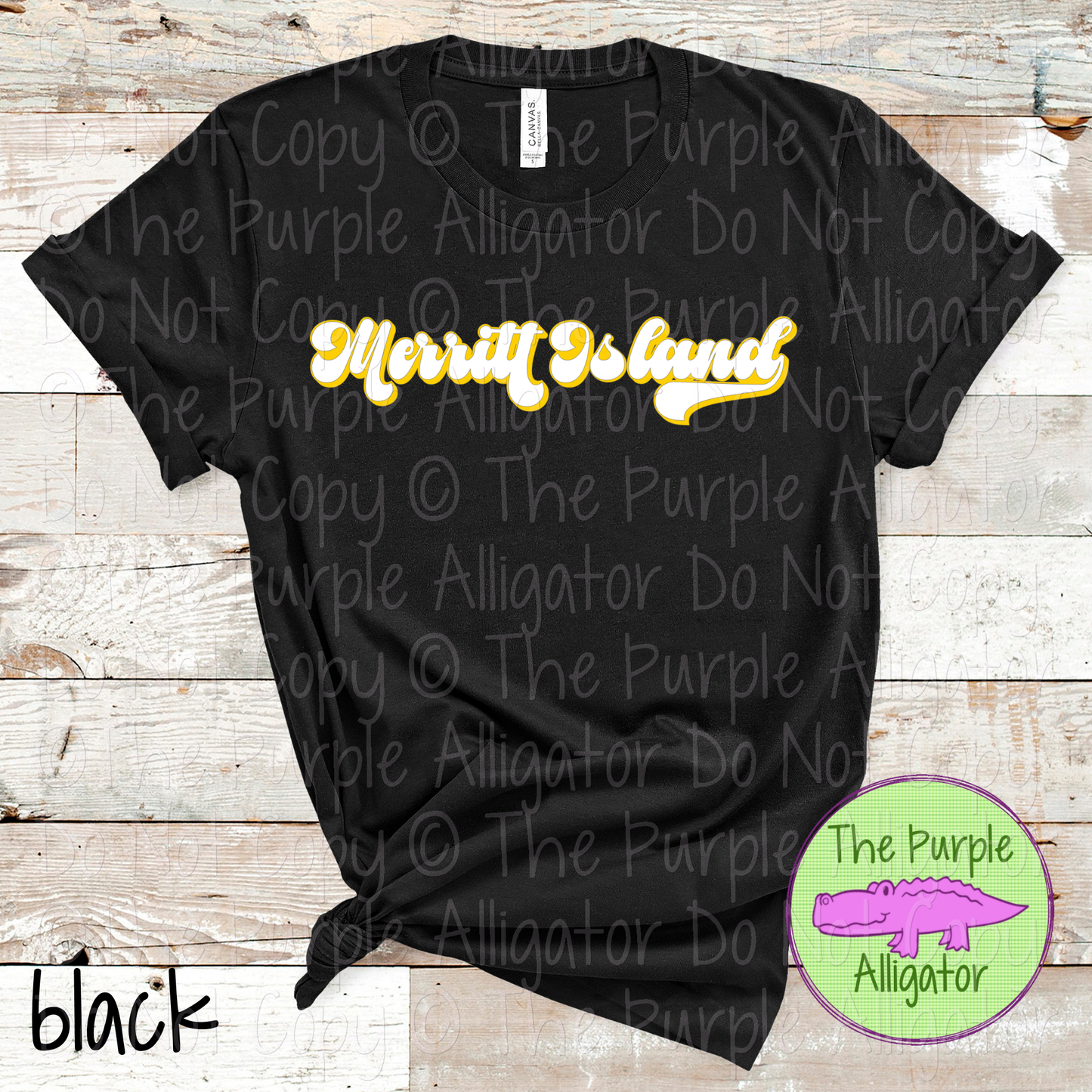 Merritt Island B-Retro | Custom Retro School Spirit Wear for Students, Staff & Fans - CHOOSE YOUR DESIGN COLORS 0725 (d2f TPA)
