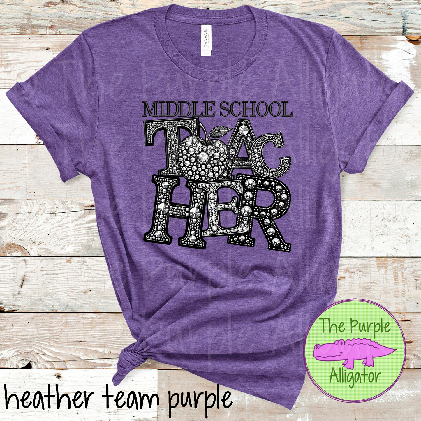 Middle School Teacher Faux Rhinestones (d2f TED)