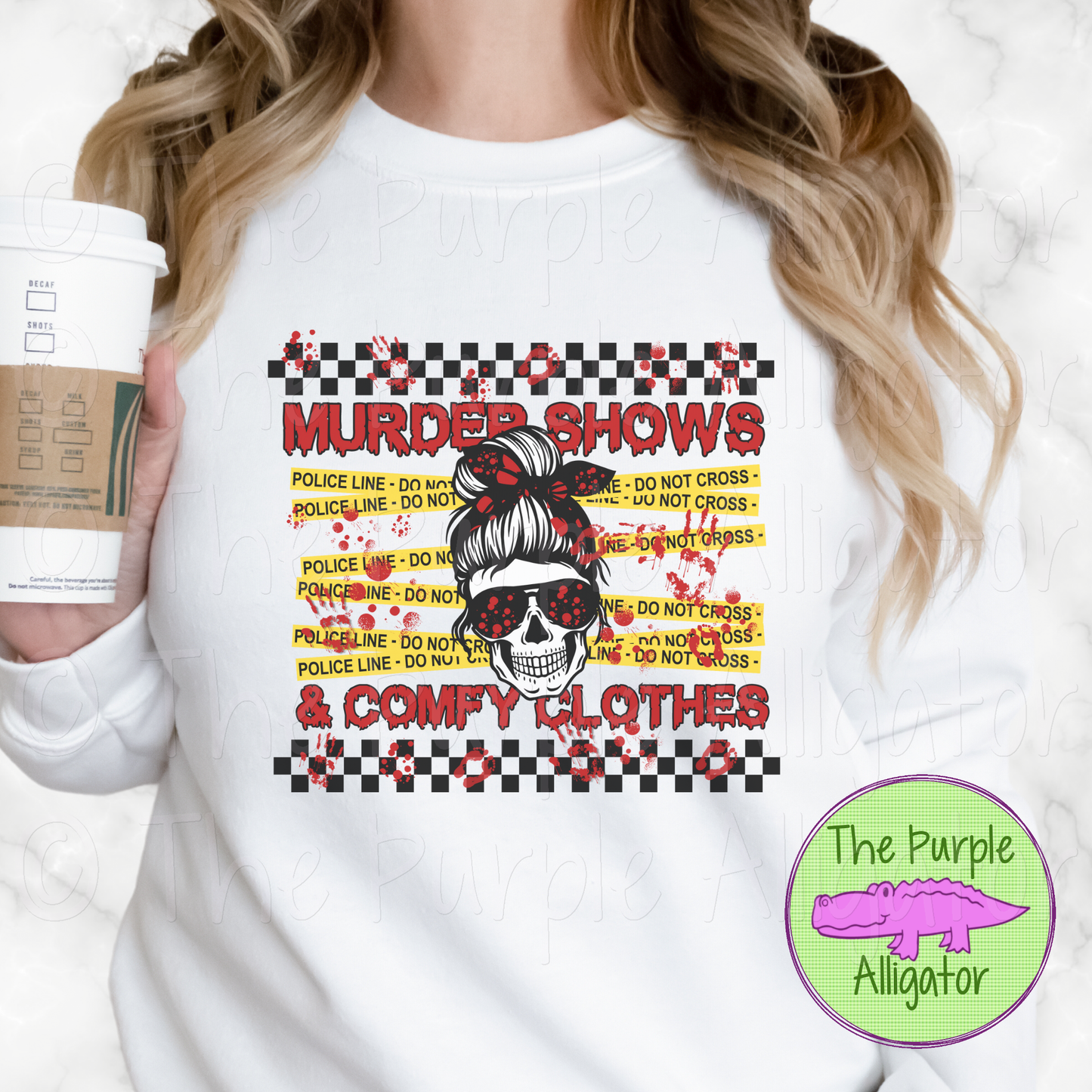 Murder Shows & Comfy Clothes Messy Bun Skelly (d2f RTD)