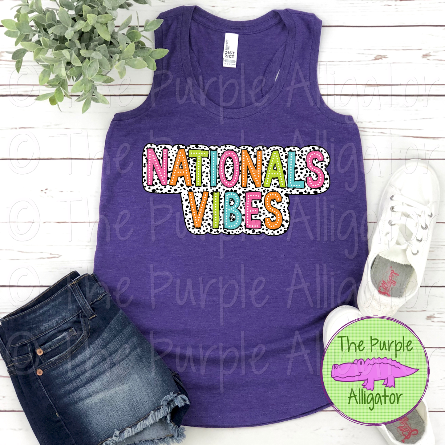 Nationals Vibes Dalmatian Dots (d2f TBA-DF-CF)