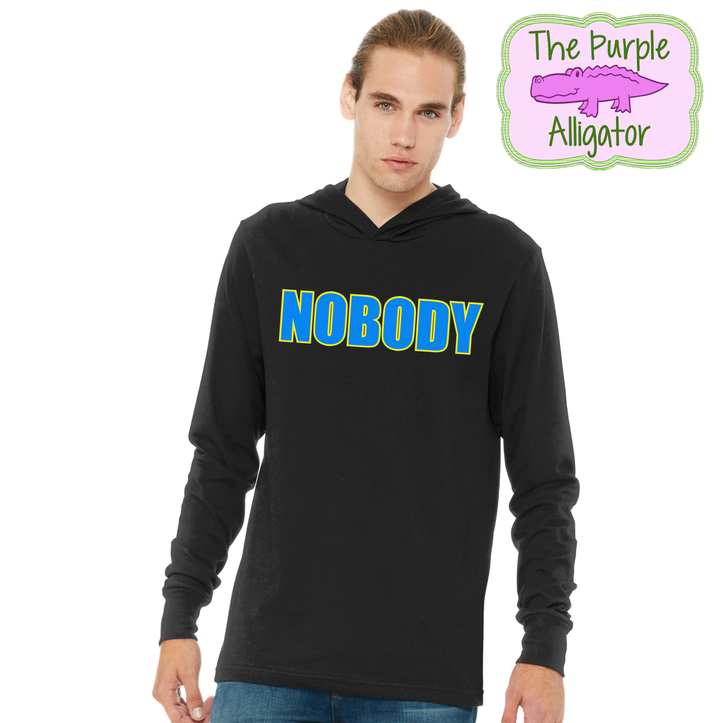 NOBODY 617's City Colors Bella + Canvas Long Sleeve Hooded Tee