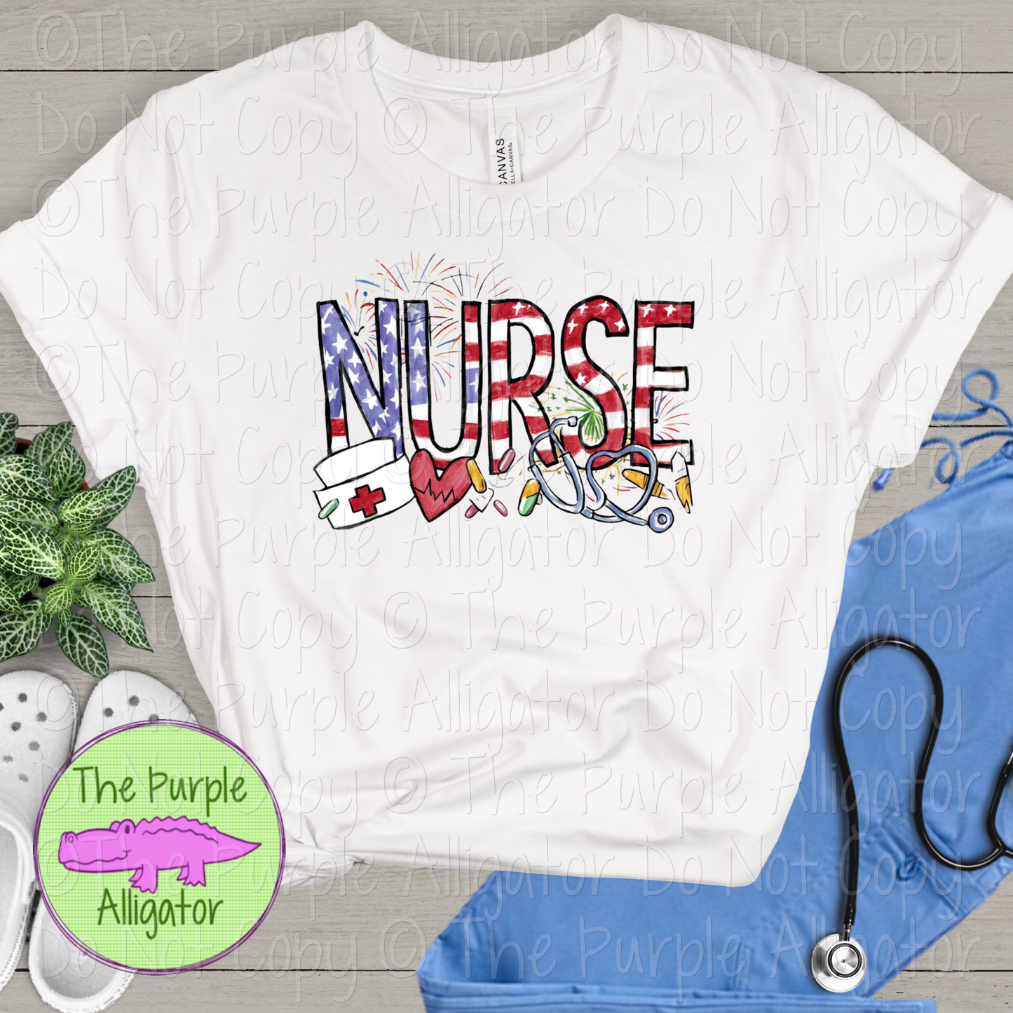 Nurse Patriotic 0524 (d2f BD)