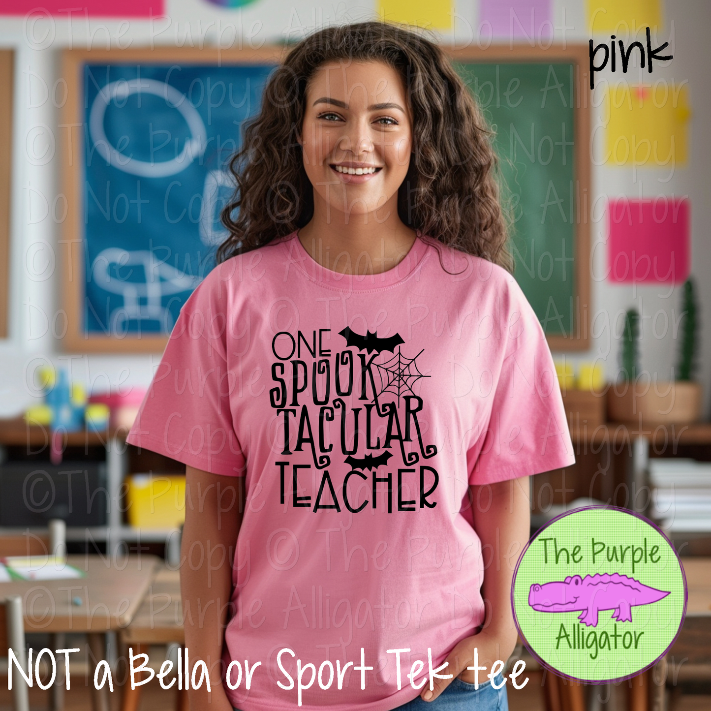 One Spooktacular Teacher | Halloween Teacher Graphic Tee 1019 IDK