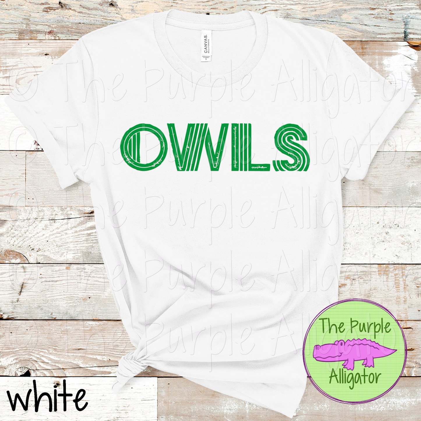 Owls Br-IG Mascot School Spirit - CHOOSE YOUR TEXT COLOR (d2f TPA)