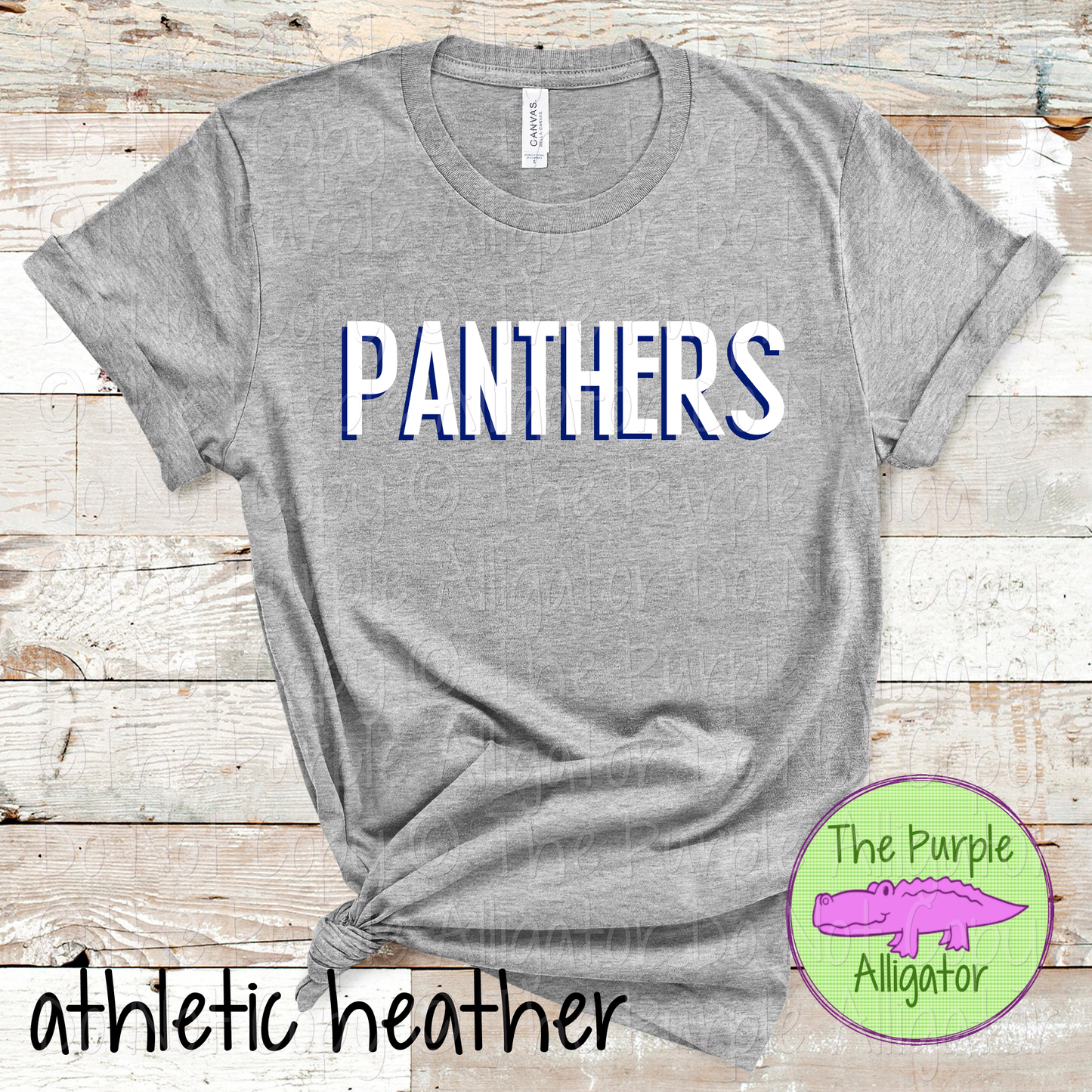Panthers NF Two-Tone Offset Spirit Design | Bold Two-Color Offset Text Design | CHOOSE YOUR DESIGN COLORS 0825 (d2f TPA)