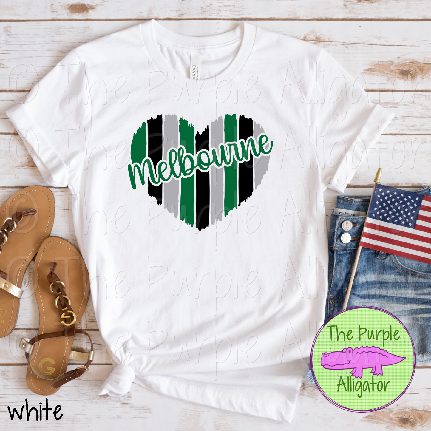 Melbourne Paint Strokes Heart School Spirit 0924 (d2f TPA)