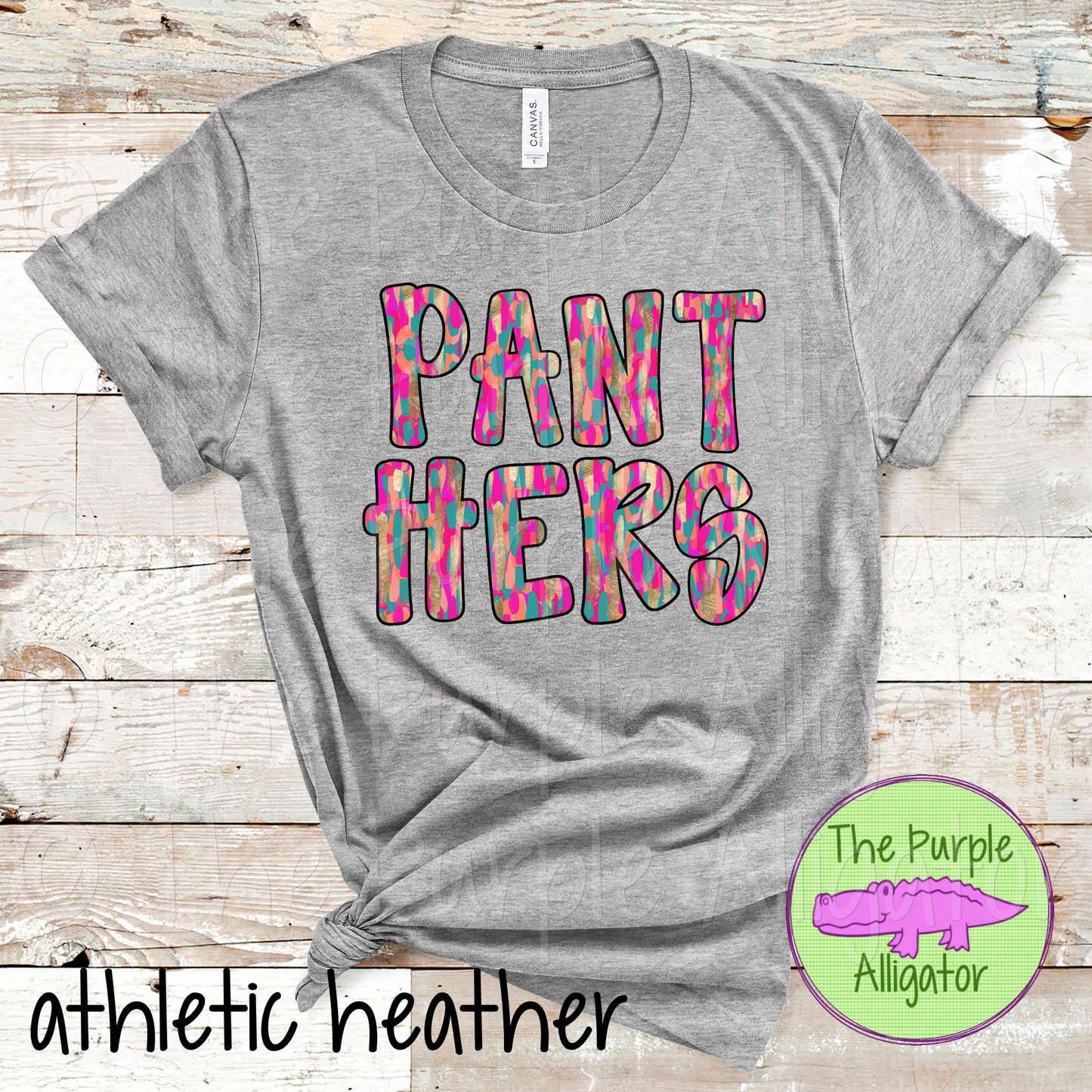 Panthers School Spirit Mascot Lucky Streaks 0924 (d2f TPA)