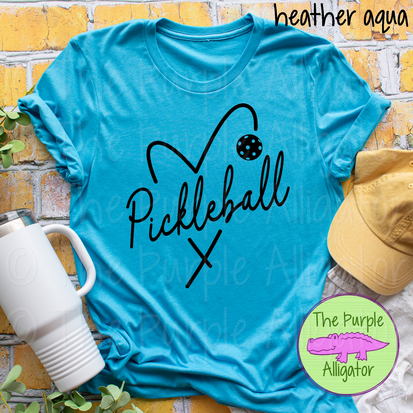 Pickleball Heart Black (d2f TPA)