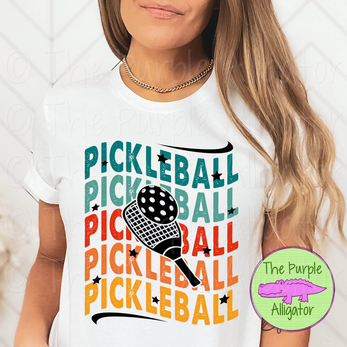 Pickleball Wave Black (d2f TPA)