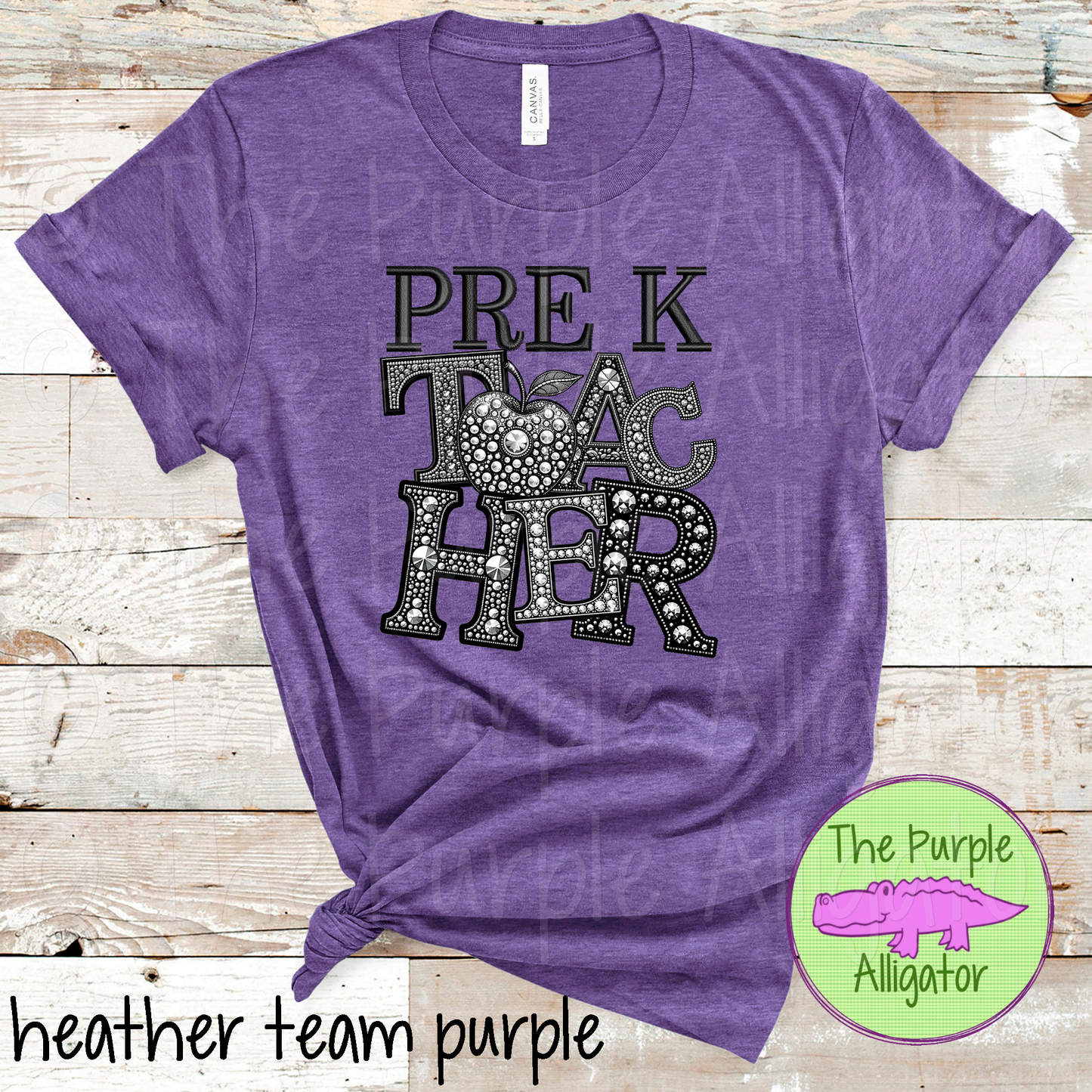 Pre-K Teacher Faux Rhinestones (d2f TED)