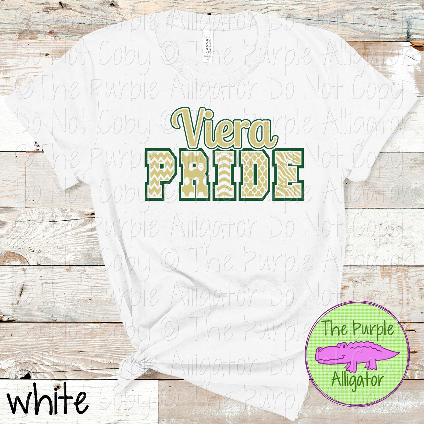 Viera Patterned Pride | Varsity Spirit Wear with Bold Pattern Lettering | CHOOSE YOUR DESIGN COLORS 0925 (d2f TPA)