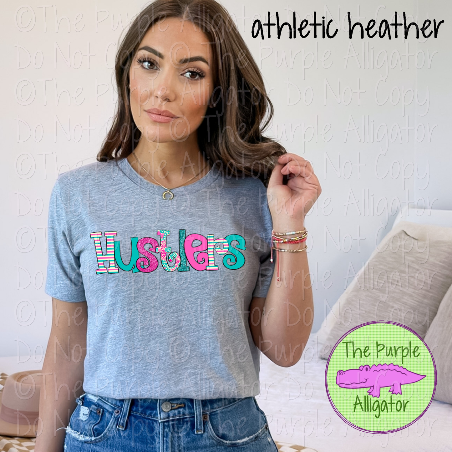 Hustlers Preppy Circles Mascot School Spirit 0225 (d2f OCo)