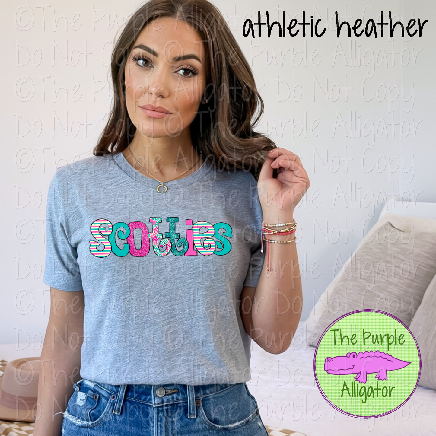 Scotties Preppy Circles Mascot School Spirit 0225 (d2f OCo)