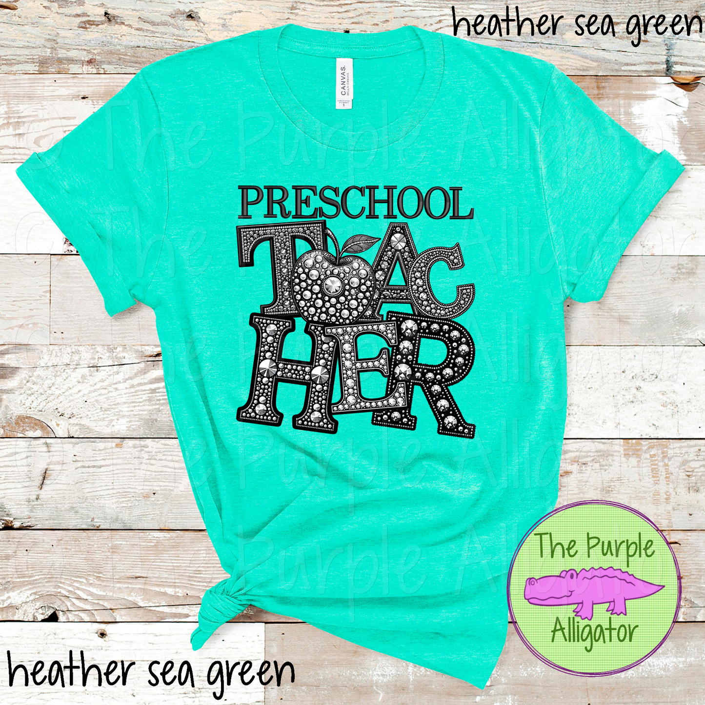 Preschool Teacher Faux Rhinestones (d2f TED)