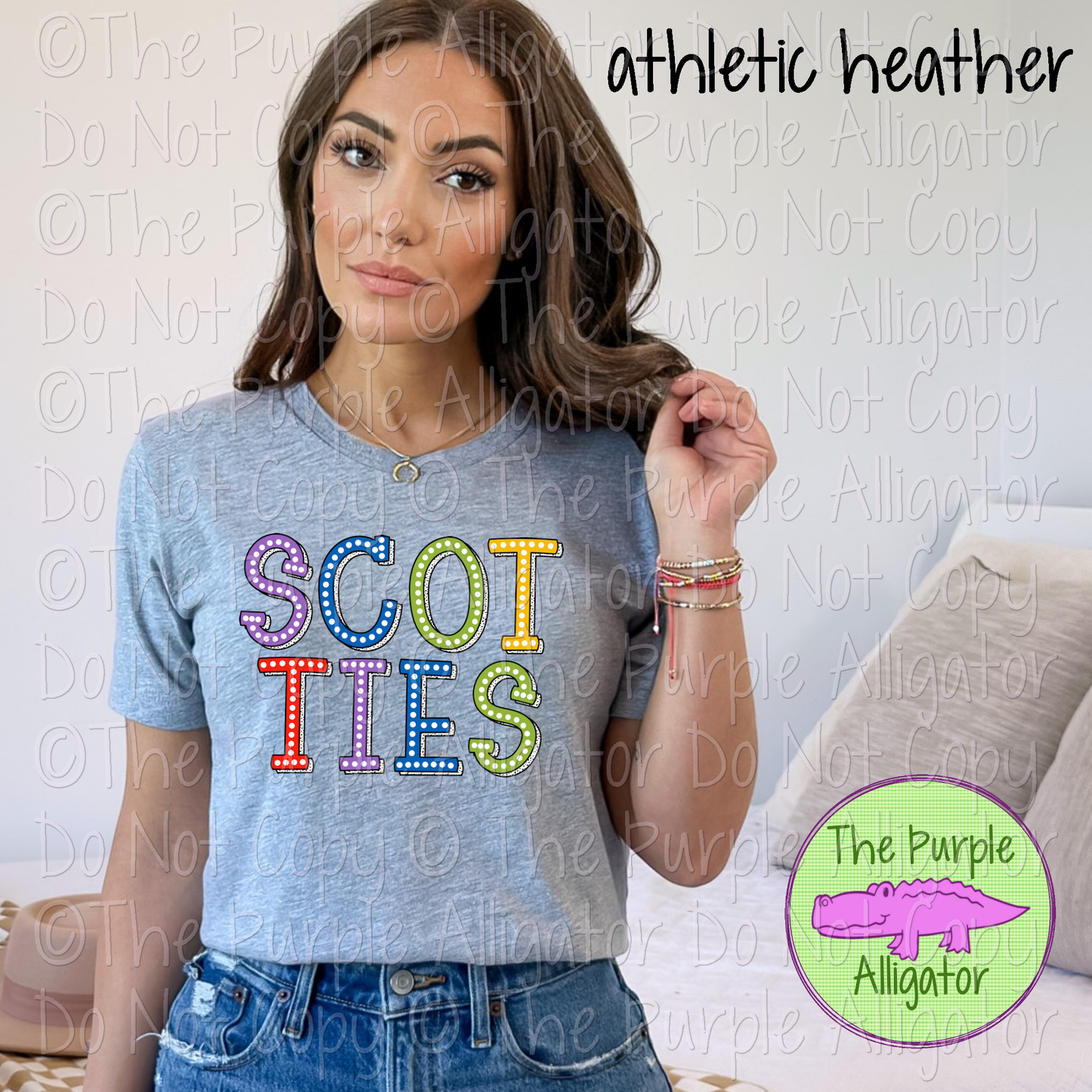 Scotties Rainbow Marquee Mascot Team School Spirit 0125 (d2f TPA)