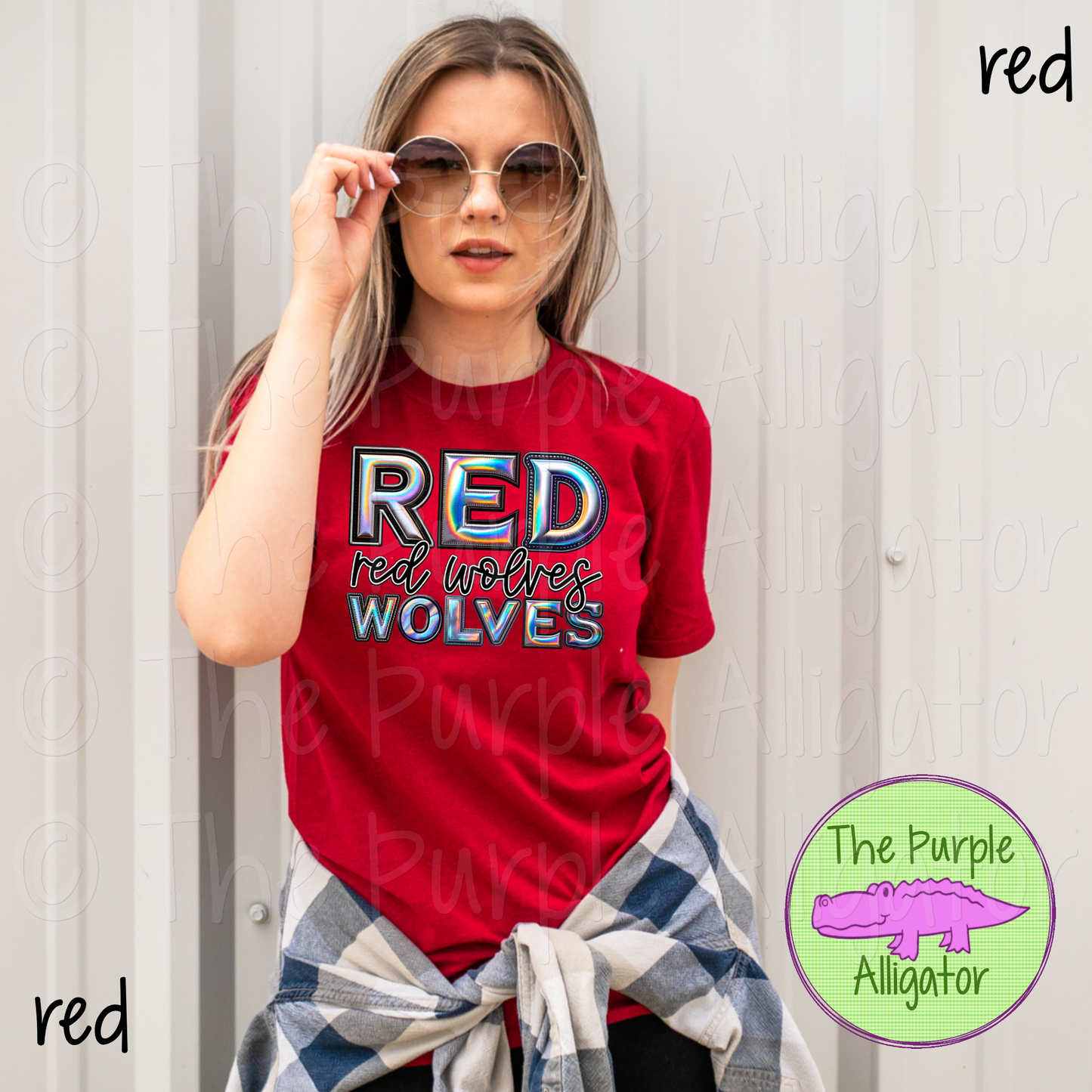 Red Wolves Holographic Mascot Team Spirit (d2f TED)