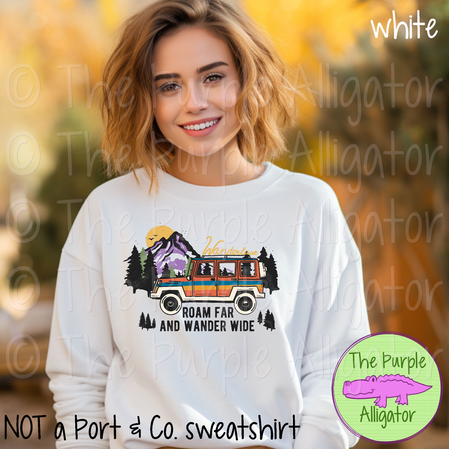 Roam Far Wander Wide Vintage Camping (d2f LC)