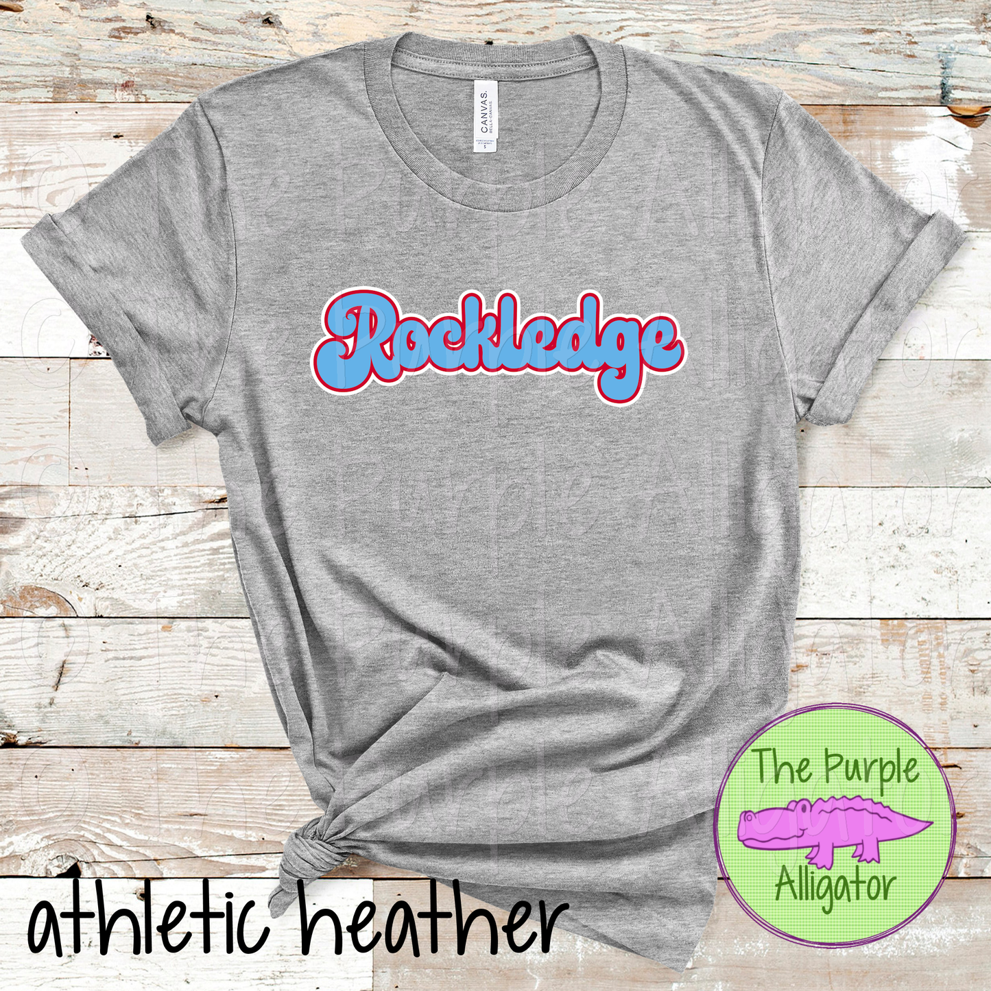 Rockledge Retro Bubble School Spirit - CHOOSE YOUR DESIGN COLORS (d2f TPA)