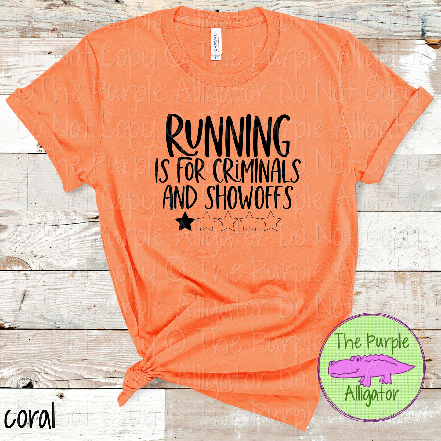 Running is for Criminals and Showoffs | Funny Anti-Running Design 1224 (d2f HMD)
