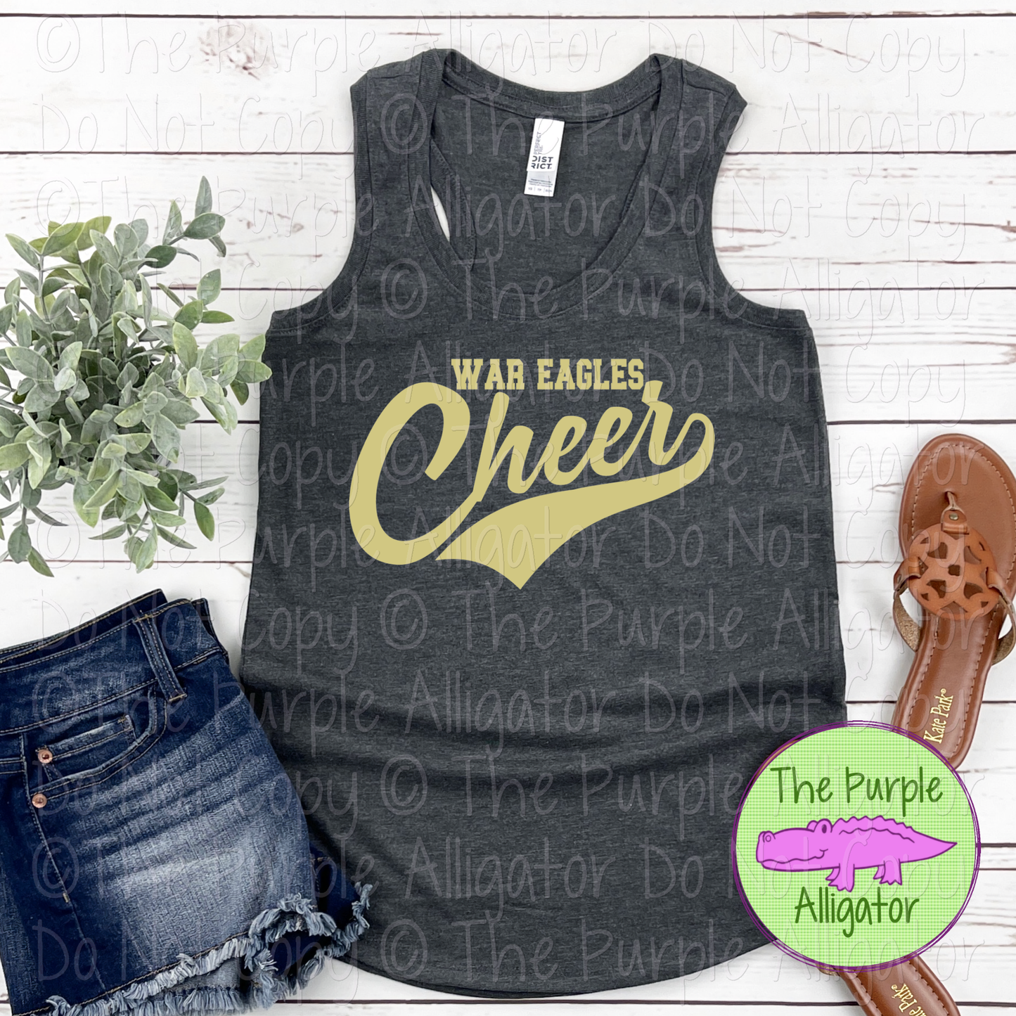 War Eagles Cheer Swash SC27 Mascot School Spirit Team Swag - CHOOSE YOUR DESIGN COLOR - 0625 (d2f TPA)