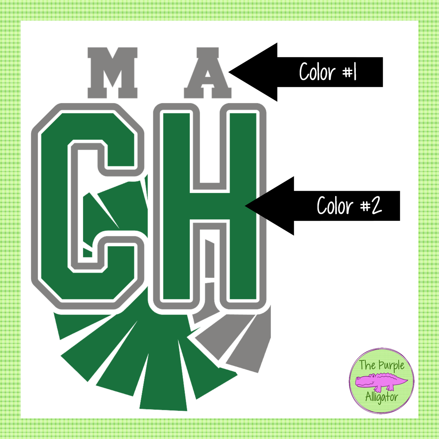 Timberwolves Cheer SC34 Mascot School Spirit - CHOOSE YOUR DESIGN COLORS - 0625 (d2f TPA)