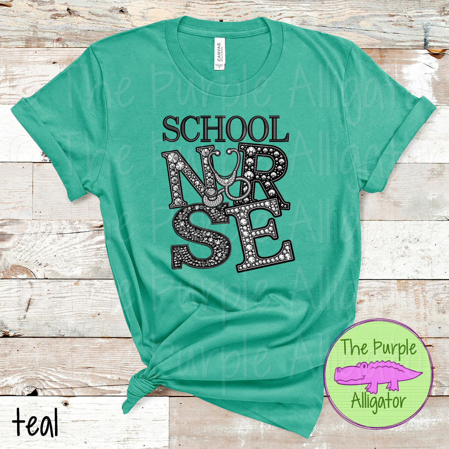 School Nurse Faux Rhinestones (d2f TED)