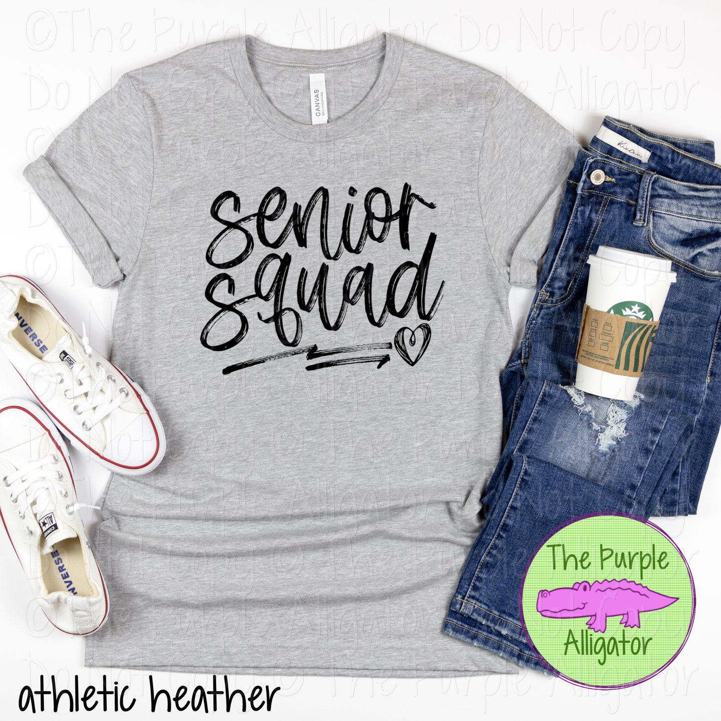 Senior Squad Shirt Graduation Squad Senior Year Shirt Class of 2026 2027 Graduation Outfit Senior Crew Matching Tee Gift for Seniors 0223 HMD