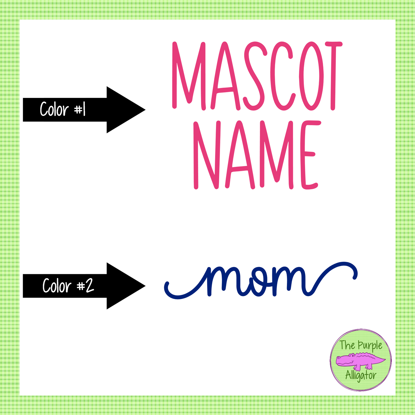 Hawks Mom Heartwave | Custom School Spirit Wear for Proud Moms - CHOOSE YOUR DESIGN COLORS 1025 (d2f TPA)