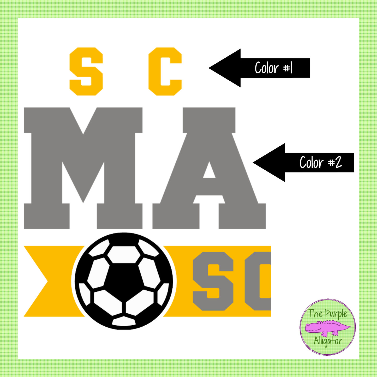 Viera Hawks Soccer SC6 Mascot School Spirit - CHOOSE YOUR DESIGN COLORS (d2f TPA)