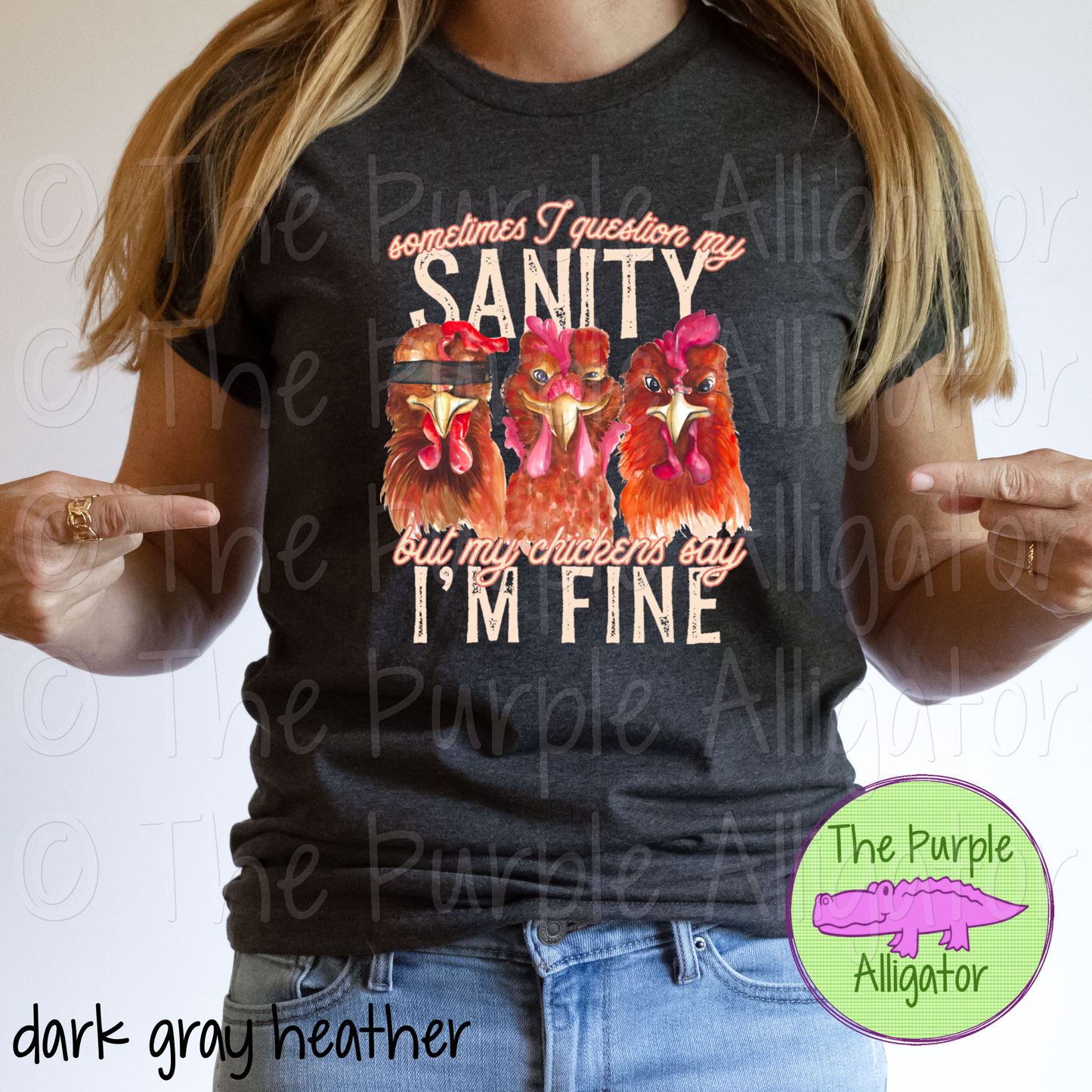 Sometimes I Question My Sanity Chickens (d2f HMD)