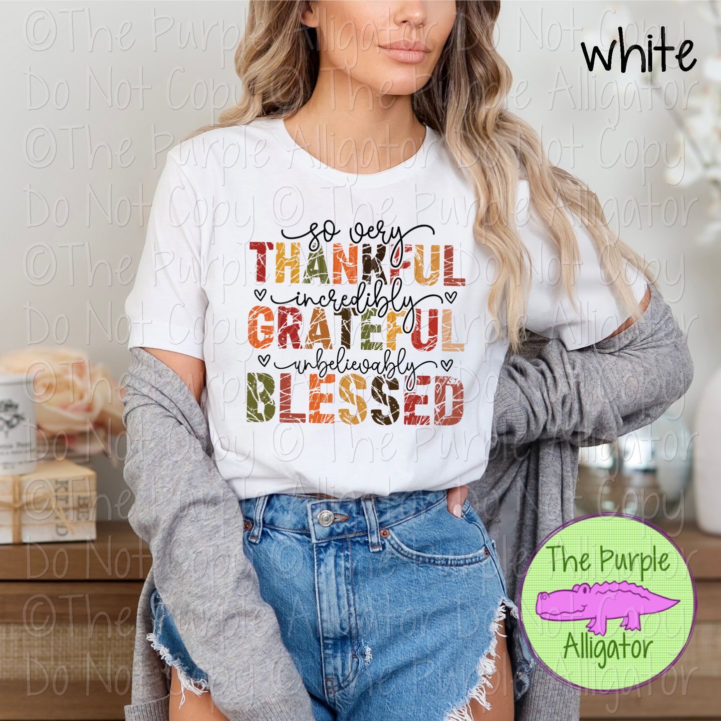 So Very Thankful Incredibly Grateful Unbelievably Blessed – Fall Gratitude Lettering Design 0625 (d2f SDS)