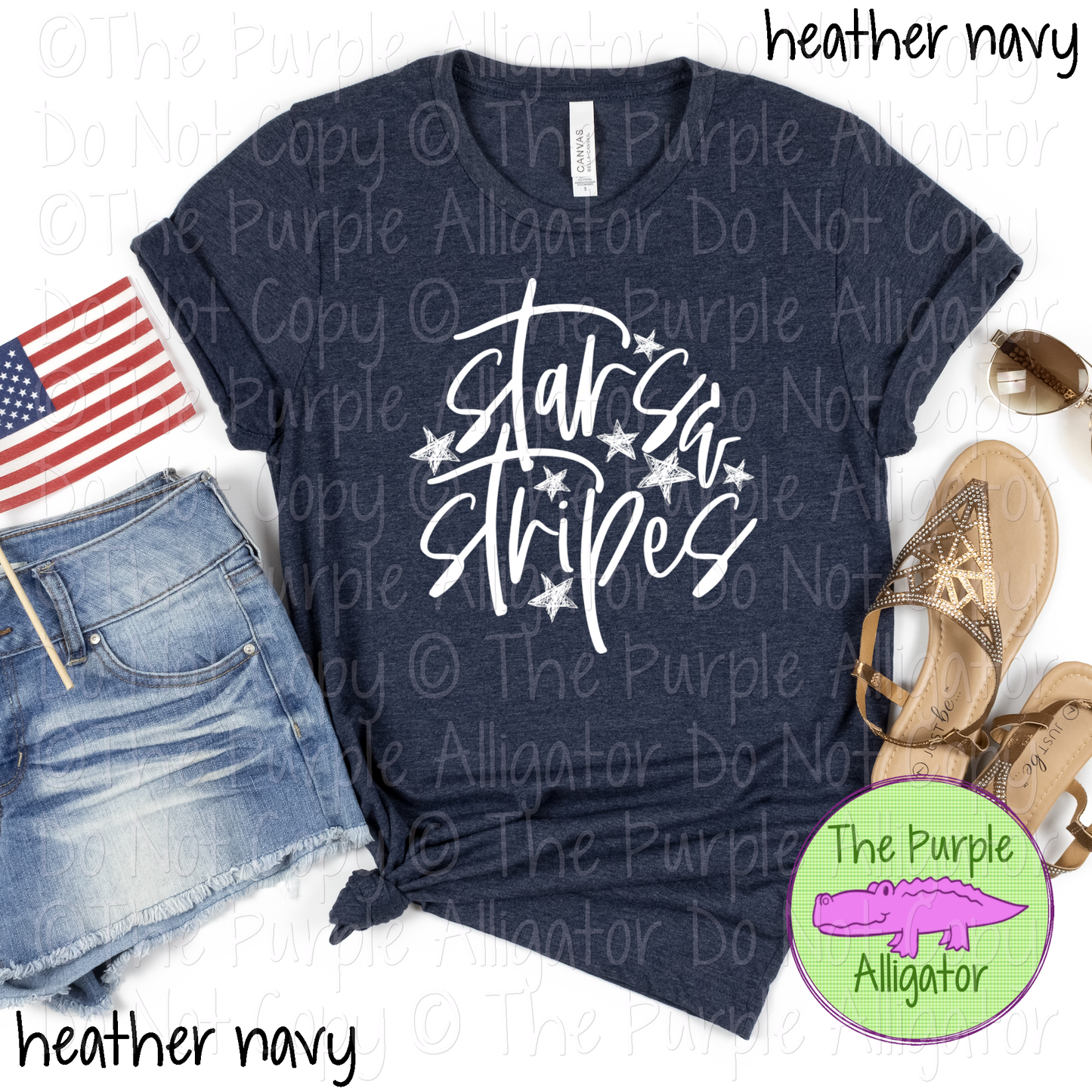 Stars & Stripes - Choose Your Design Color - 0624 (d2f HMD)