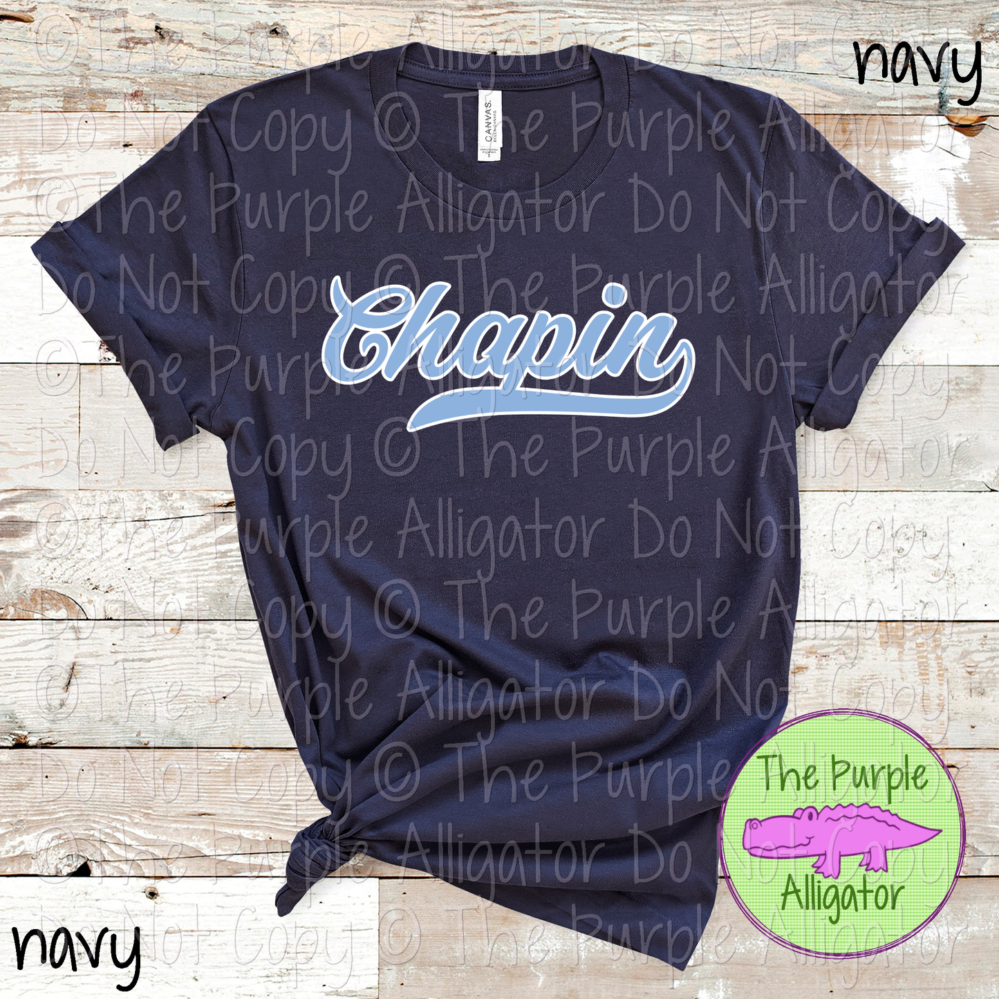 Chapin Swash School Spirit Wear Team Swag - CHOOSE YOUR DESIGN COLORS - 0625 (d2f TPA)