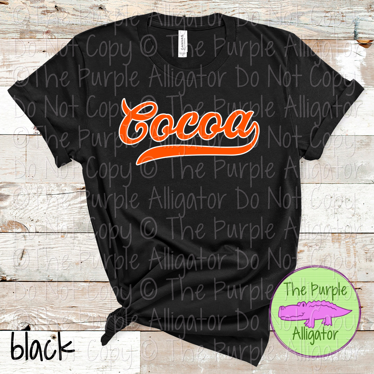 Cocoa Swash School Spirit Wear Team Swag - CHOOSE YOUR DESIGN COLORS - 0625 (d2f TPA)