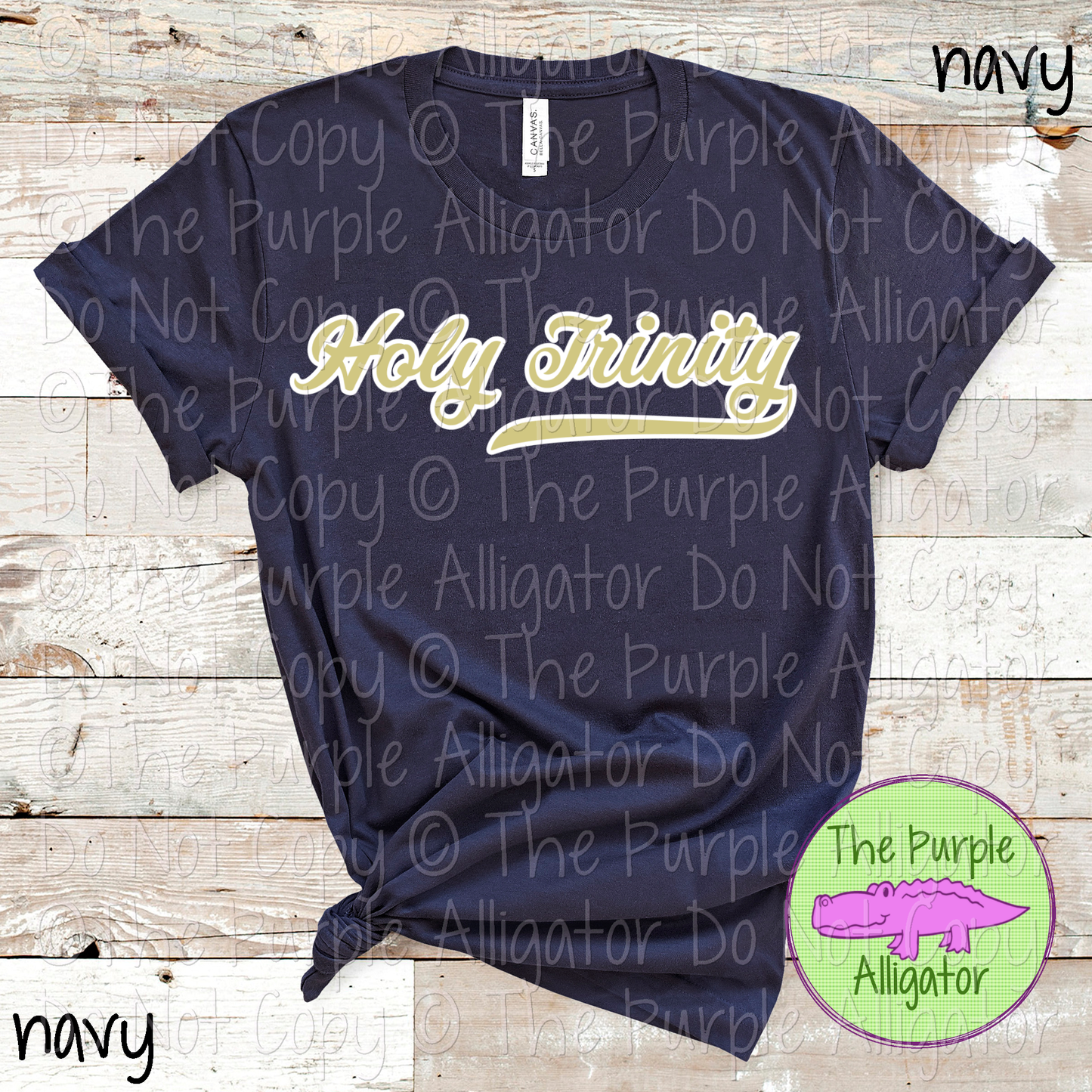 Holy Trinity Swash School Spirit Wear Team Swag - CHOOSE YOUR DESIGN COLORS - 0625 (d2f TPA)