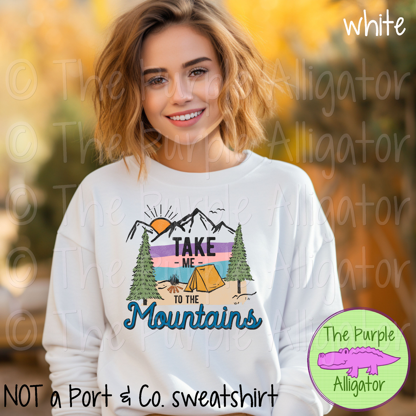 Take Me to the Mountains Vintage Camping (d2f LC)