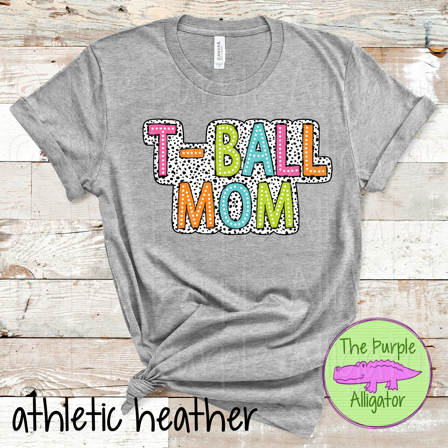 T-Ball Mom Dalmatian Dots 0724 (d2f TBA-DF-CF)